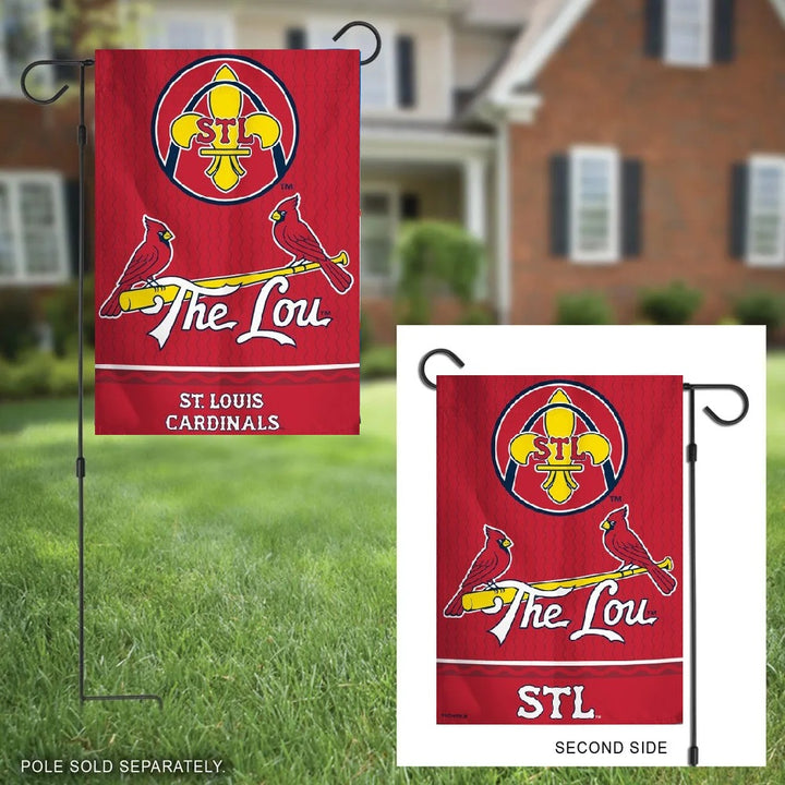 St Louis Cardinals Garden Flag 2 Sided The Lou heartlandflags