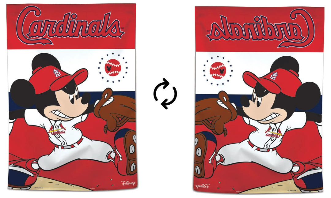 St Louis Cardinals Mickey Mouse Banner heartlandflags