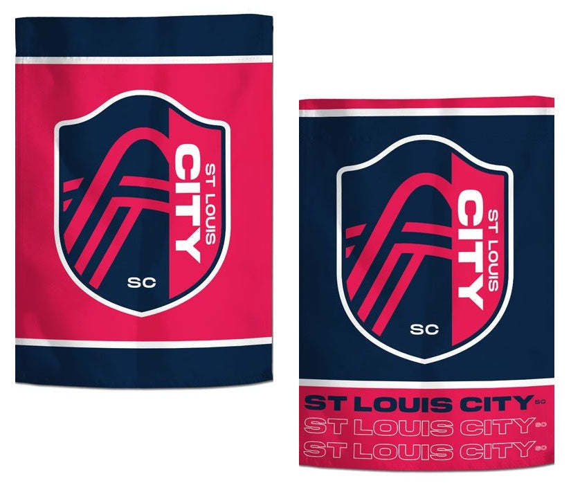 St Louis City SC Garden Flag 2 Sided heartlandflags