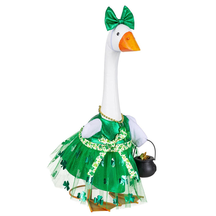 St. Patrick's Day Dress Porch Goose Outfit for 21 Inch Goose heartlandflags