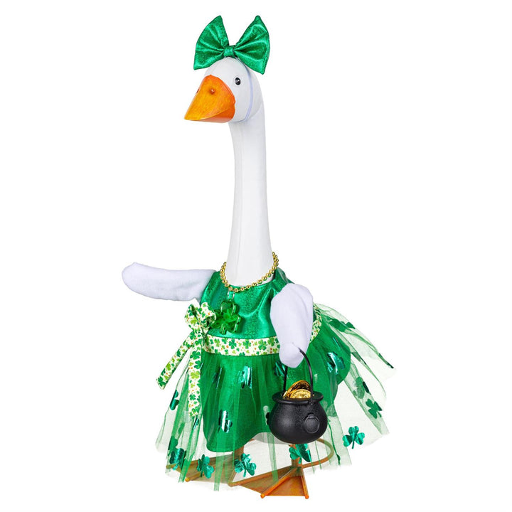 St. Patrick's Day Dress Porch Goose Outfit for 21 Inch Goose heartlandflags