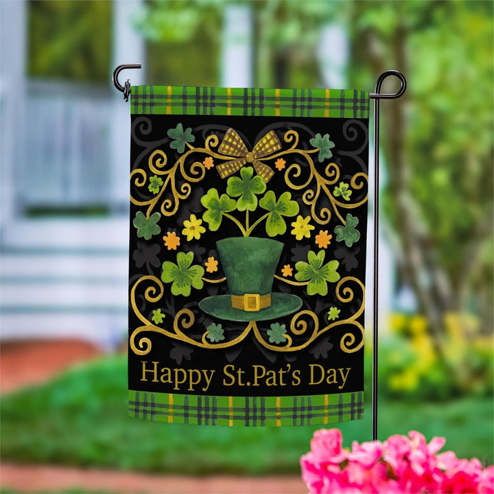 St. Patrick's Day Ornate 2 Sided Garden Flag heartlandflags