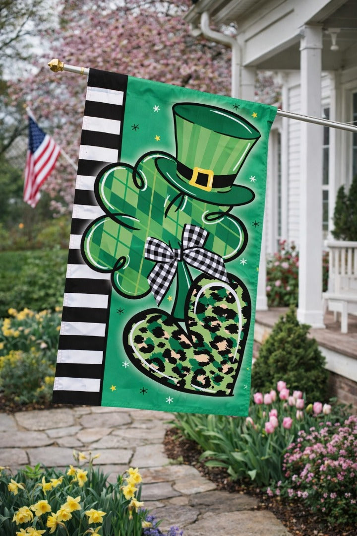 St Patrick's Trio 2 Sided Banner heartlandflags