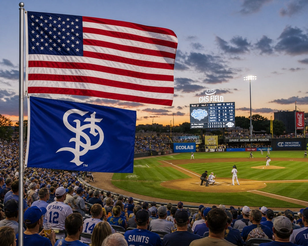 St Paul Saints Flag 3x5 heartlandflags