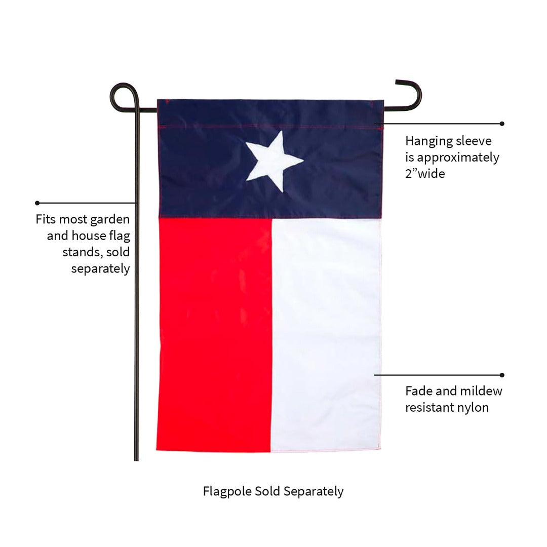 State of Texas 2 Sided Garden Flag heartlandflags