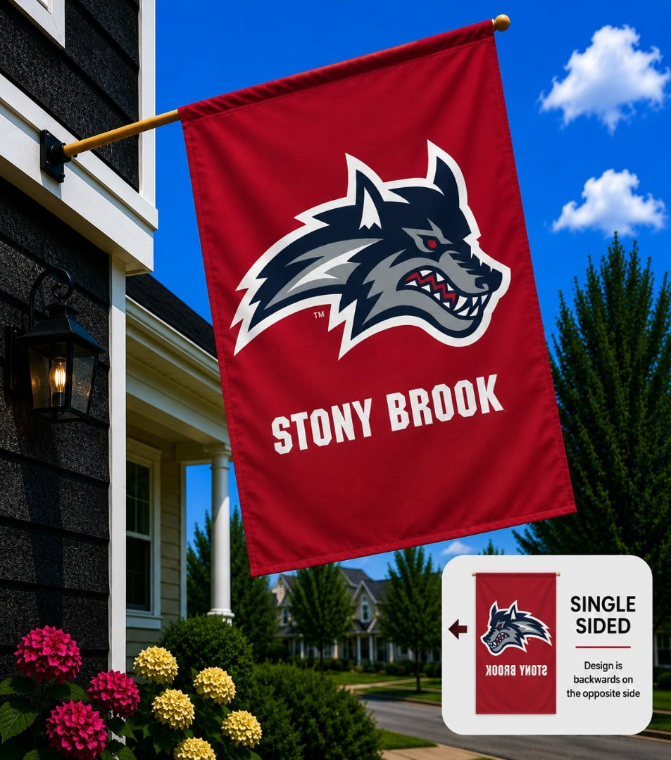 Stony Brook Banner Sea Wolves heartlandflags