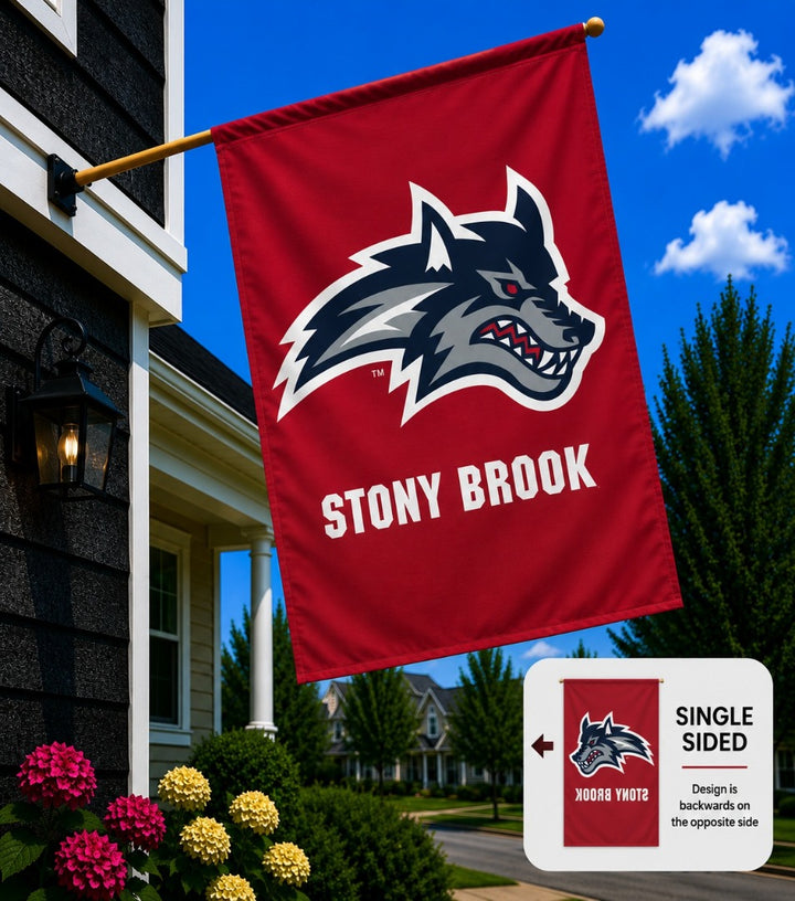 Stony Brook Banner Sea Wolves heartlandflags