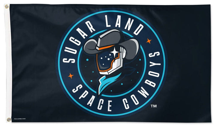 Sugar Land Space Cowboys Flag 3x5 Minor League Baseball heartlandflags