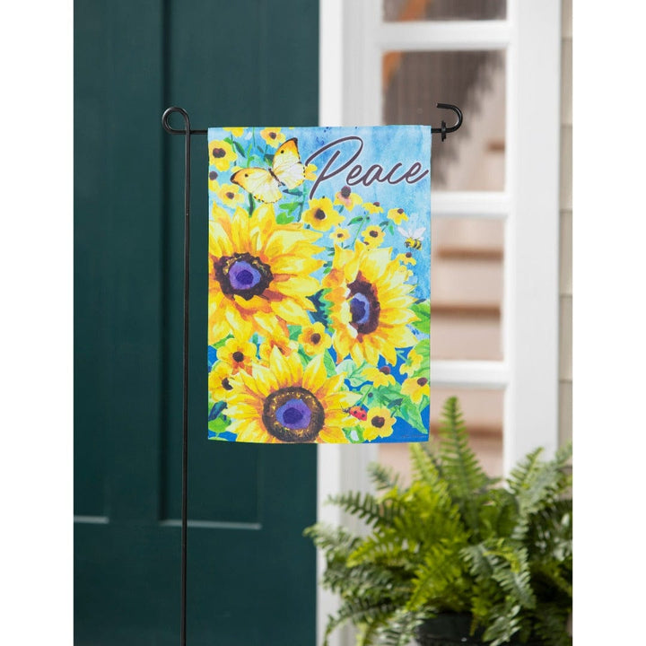 Summer Peace Sunflowers Garden Flag 2 Sided heartlandflags