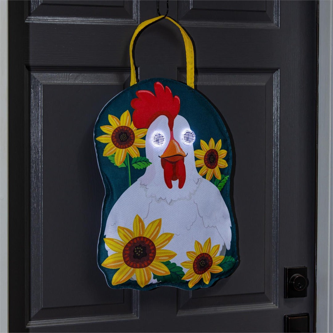 Summer Winky Blinky Welcome To Our Coop Door Decoration heartlandflags