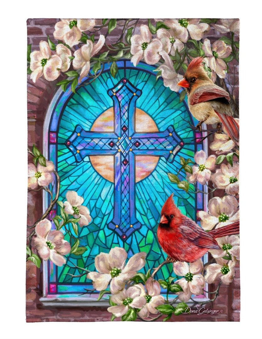 Sunday Morning 2 Sided Easter Garden Flag heartlandflags