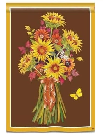 Sunflower Bouquet Garden Flag Fall heartlandflags