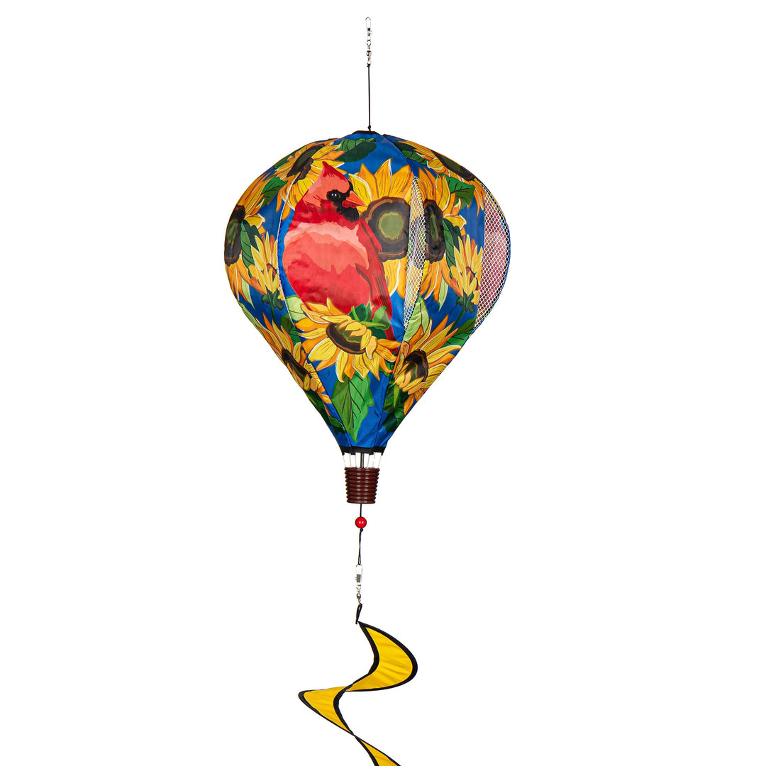 Sunflower Cardinal Balloon Spinner heartlandflags