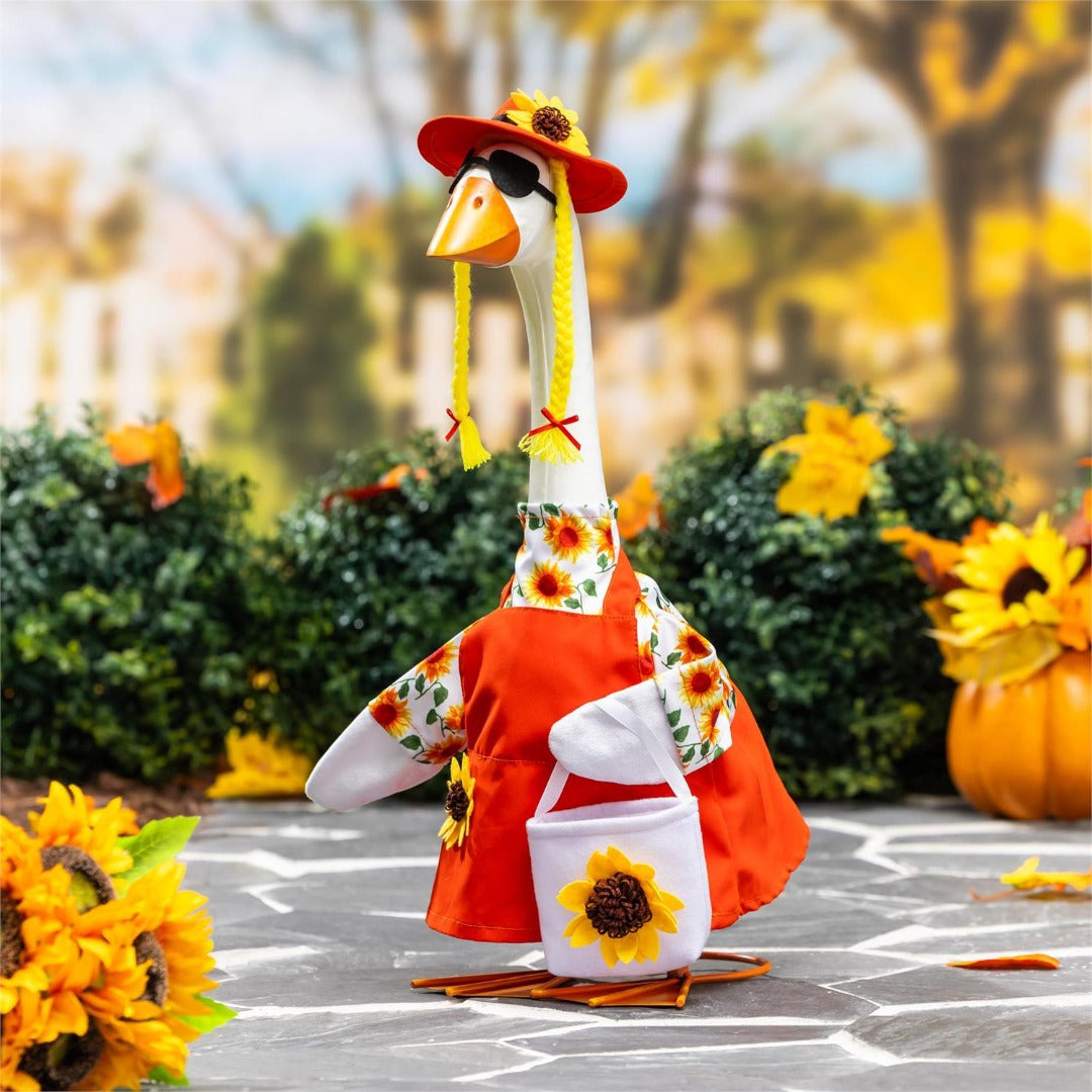 Sunflower Dress Porch Goose Outfit heartlandflags