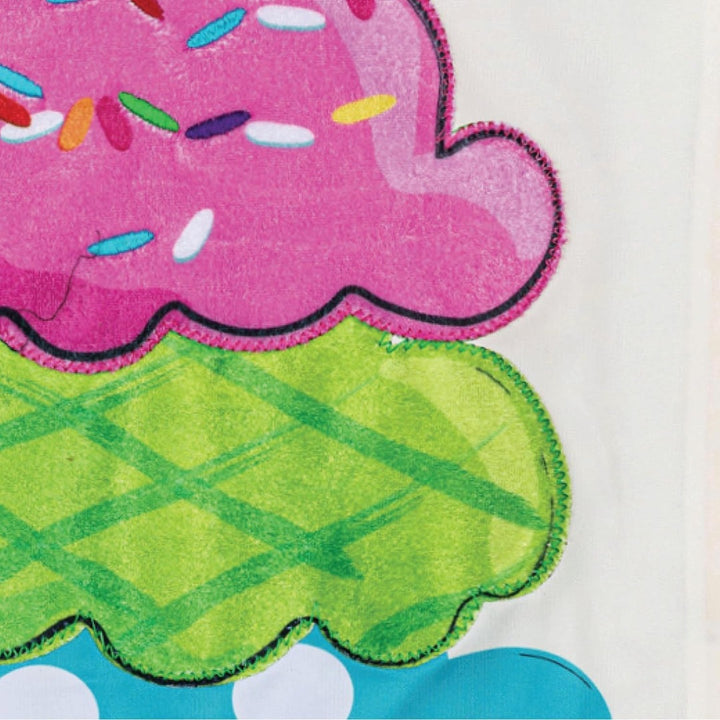 Sweet Summer Ice Cream 2 Sided heartlandflags