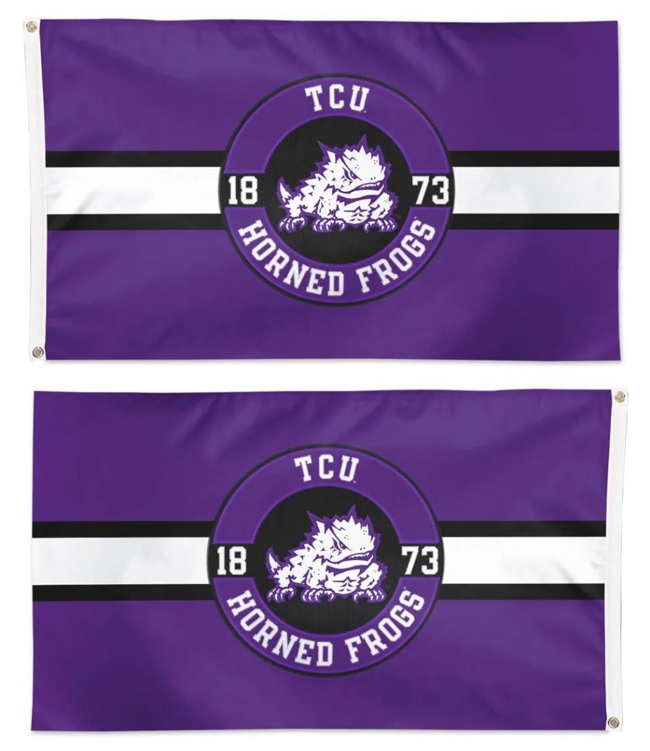 TCU 2 Sided Embroidered 3x5 Flag heartlandflags