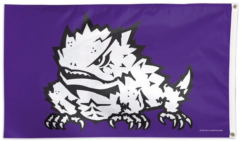 TCU Flag 3x5 Horned Frogs Logo heartlandflags