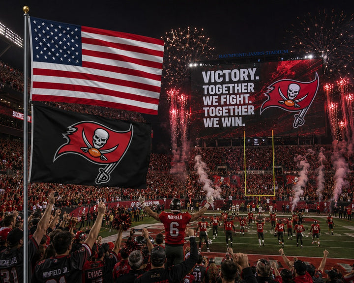 Tampa Bay Buccaneers Flag 3x5 Black heartlandflags