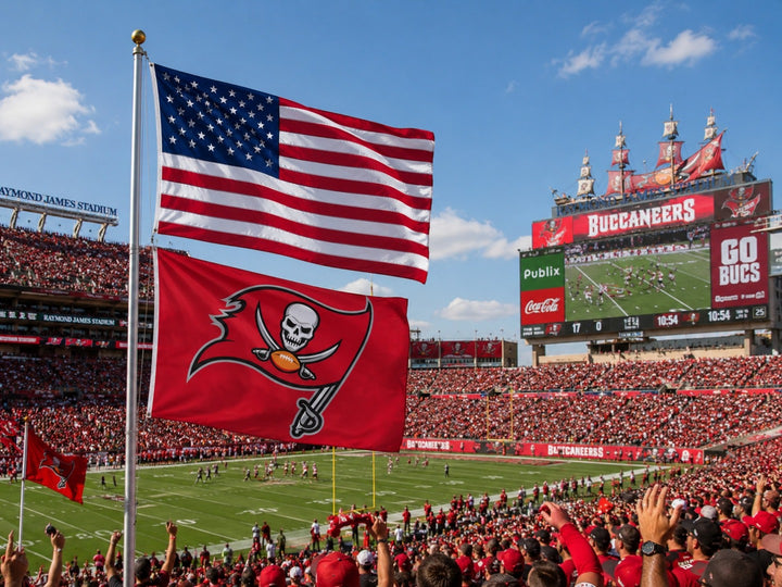Tampa Bay Buccaneers Flag 3x5 Logo heartlandflags