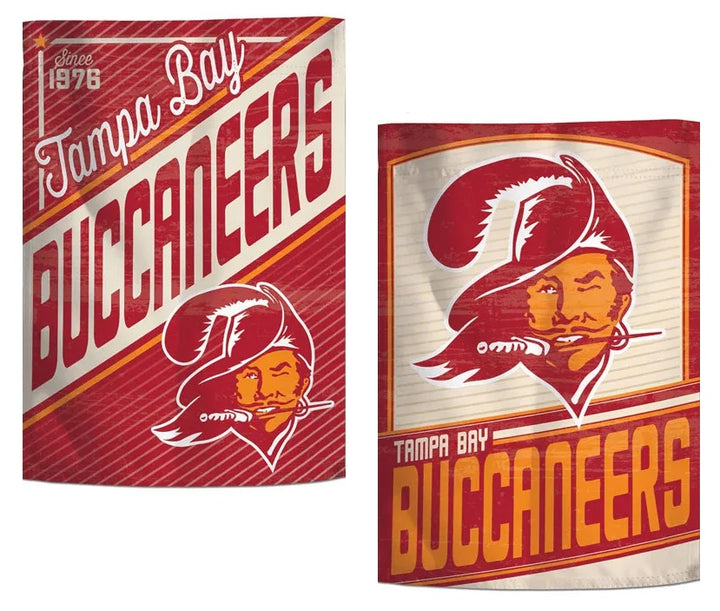 Tampa Bay Buccaneers Garden Flag 2 Sided Classic Logo heartlandflags