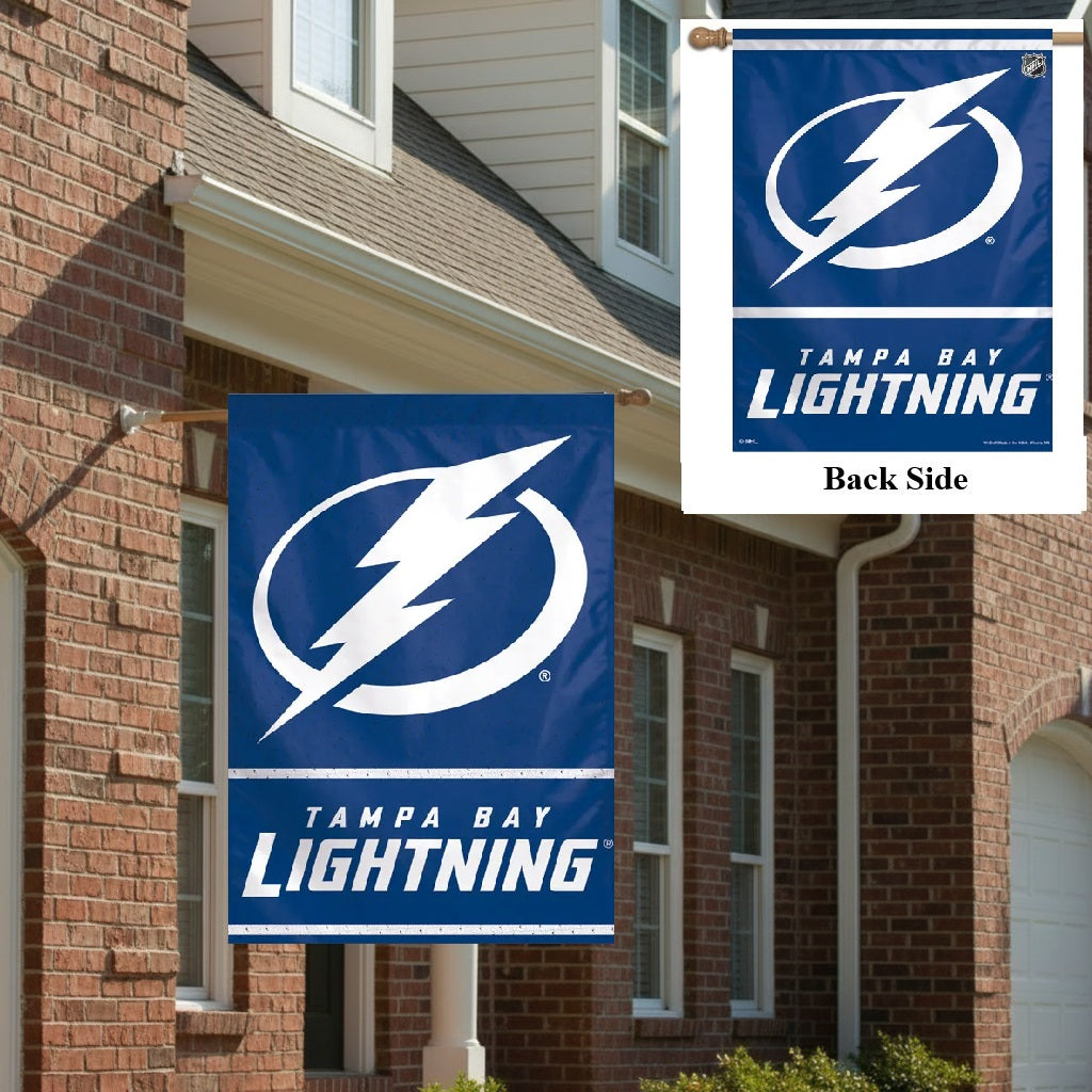 Tampa Bay Lightning Banner 2 Sided House Flag heartlandflags