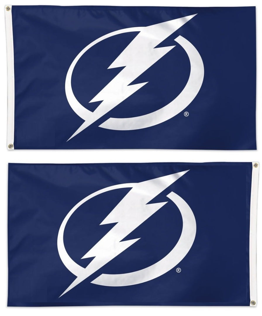 Tampa Bay Lightning Flag 2x3 Logo 2 Sided heartlandflags