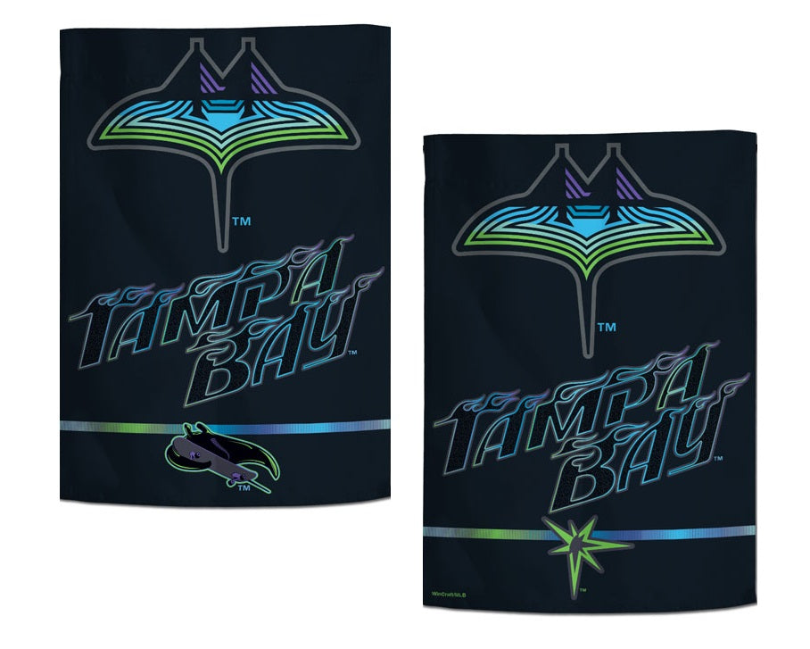 Tampa Bay Rays 2 Sided City Connect Garden Flag heartlandflags