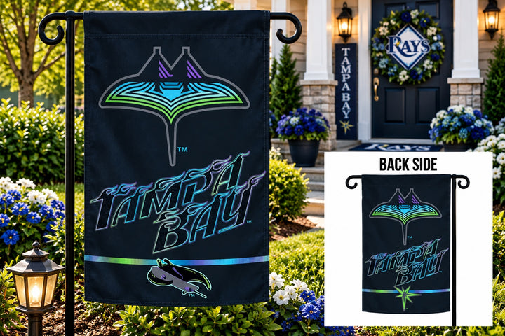 Tampa Bay Rays 2 Sided City Connect Garden Flag heartlandflags