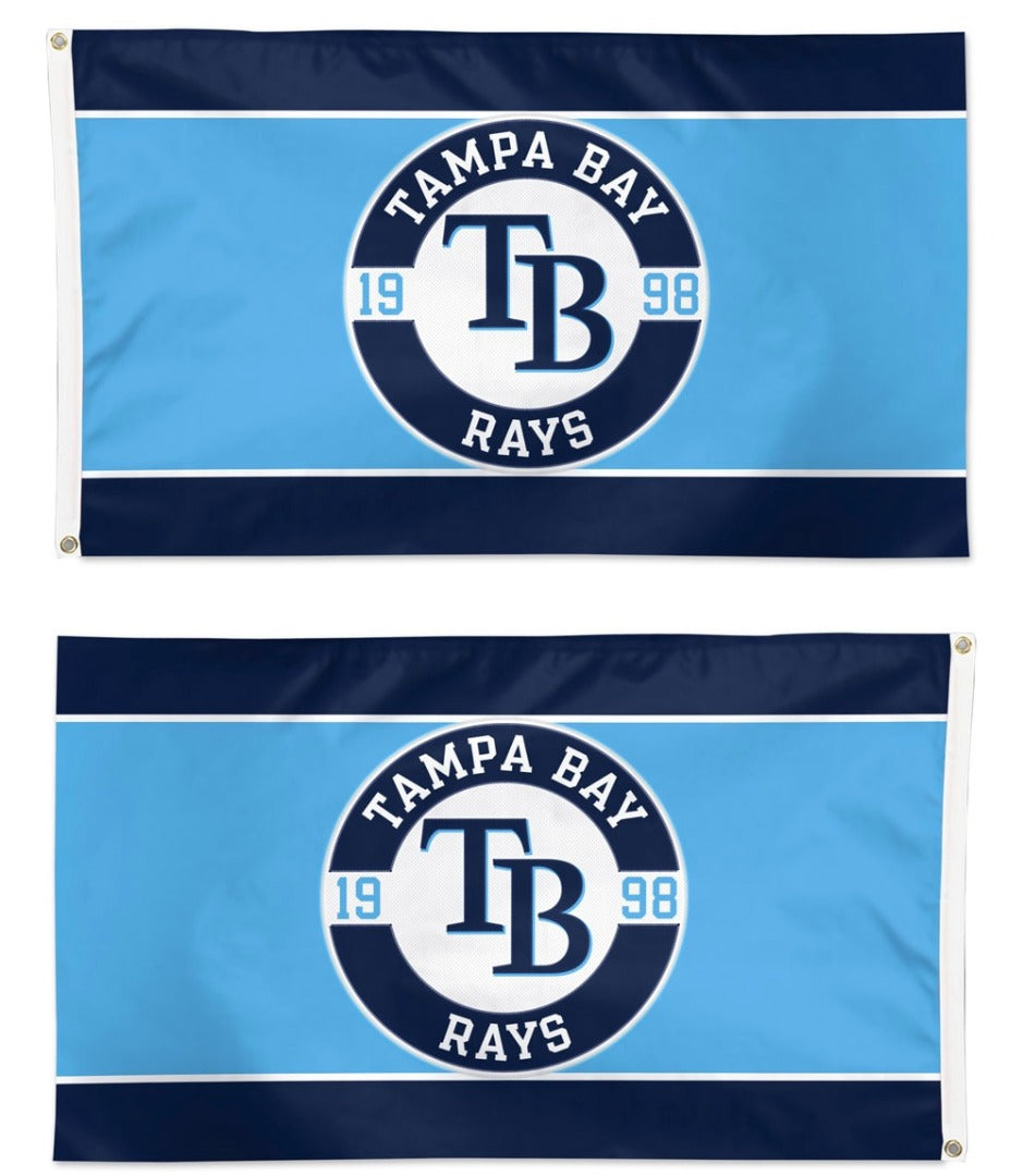 Tampa Bay Rays Embroidered Flag 2 Sided 3x5 heartlandflags