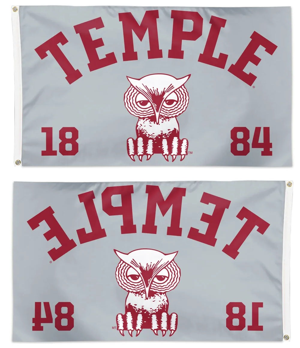 Temple University Vintage 3x5 Flag heartlandflags