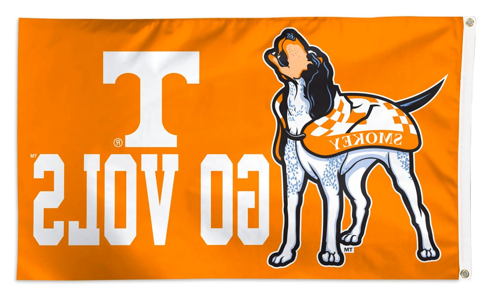 Tennessee Mascot Flag 3x5 Smokey heartlandflags