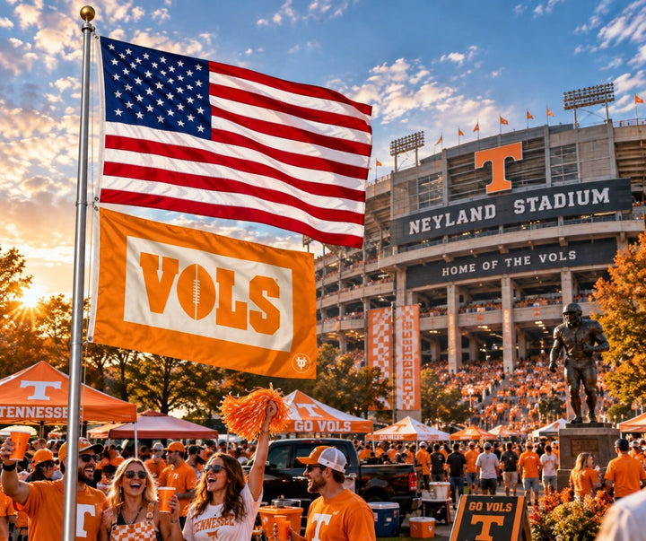 Tennessee Vols Football 3x5 Flag heartlandflags
