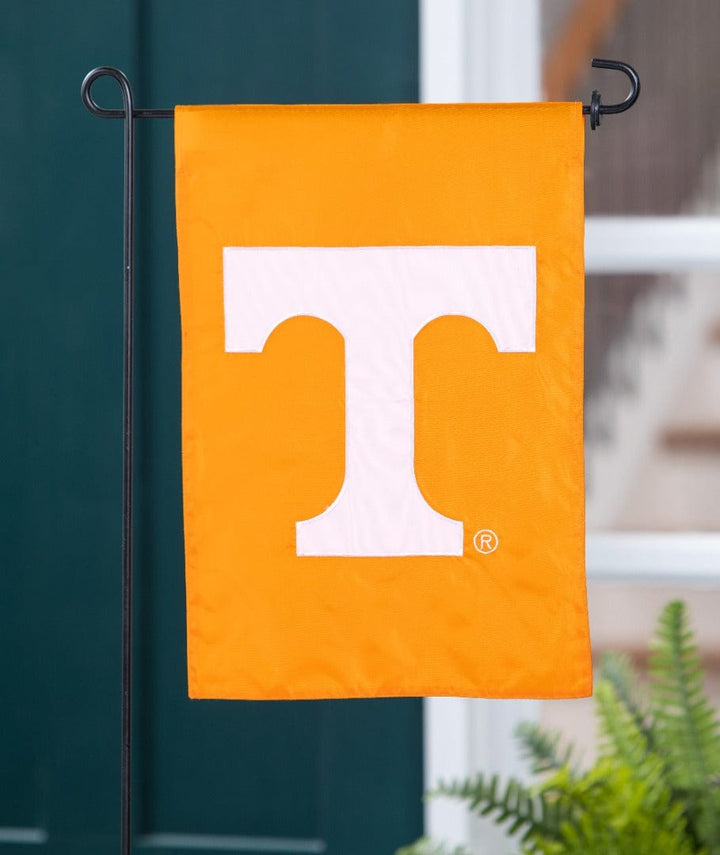 Tennessee Volunteers Garden Flag 2 Sided Applique Logo heartlandflags