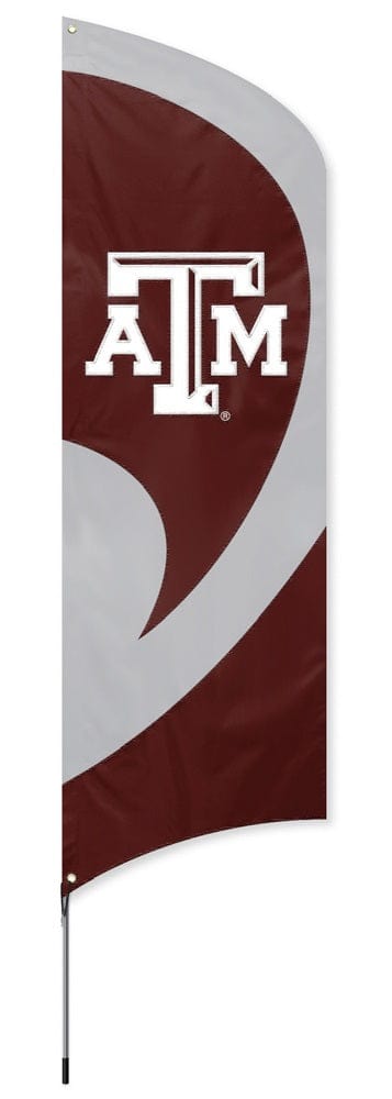 Texas A&M Aggies Tall Team Feather Flag With Flagpole heartlandflags