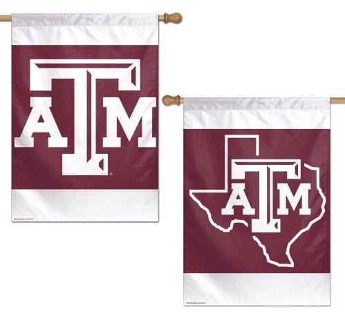 Texas A&M Banner 2 Sided Vertical House Flag heartlandflags