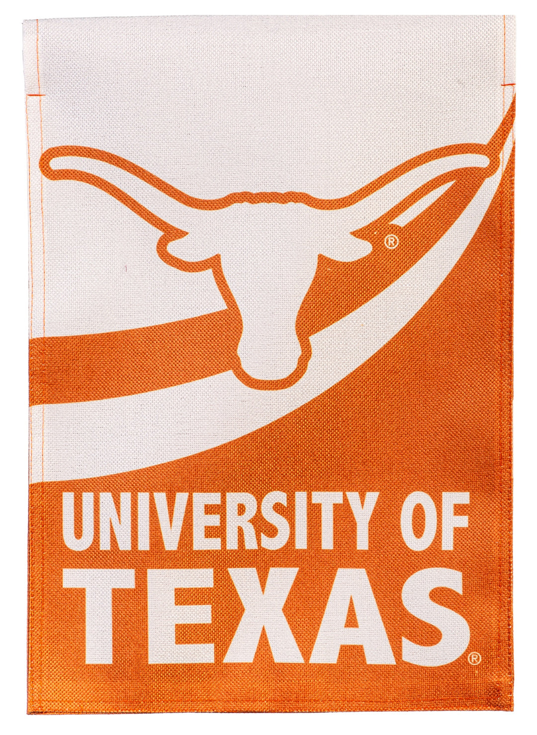 Texas Longhorns 2 Sided Burlap Garden Flag heartlandflags