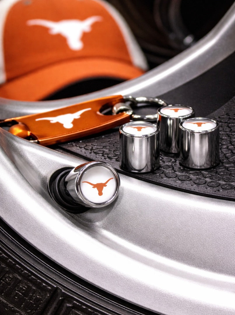 Texas Longhorns Valve Stem Caps 4-Pack heartlandflags