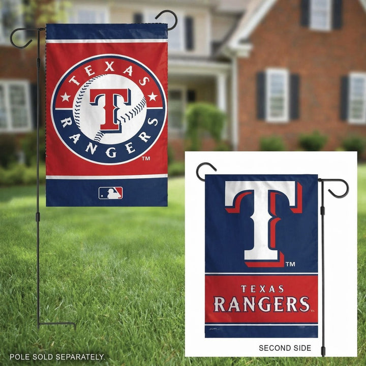 Texas Rangers 2 Sided Garden Flag heartlandflags