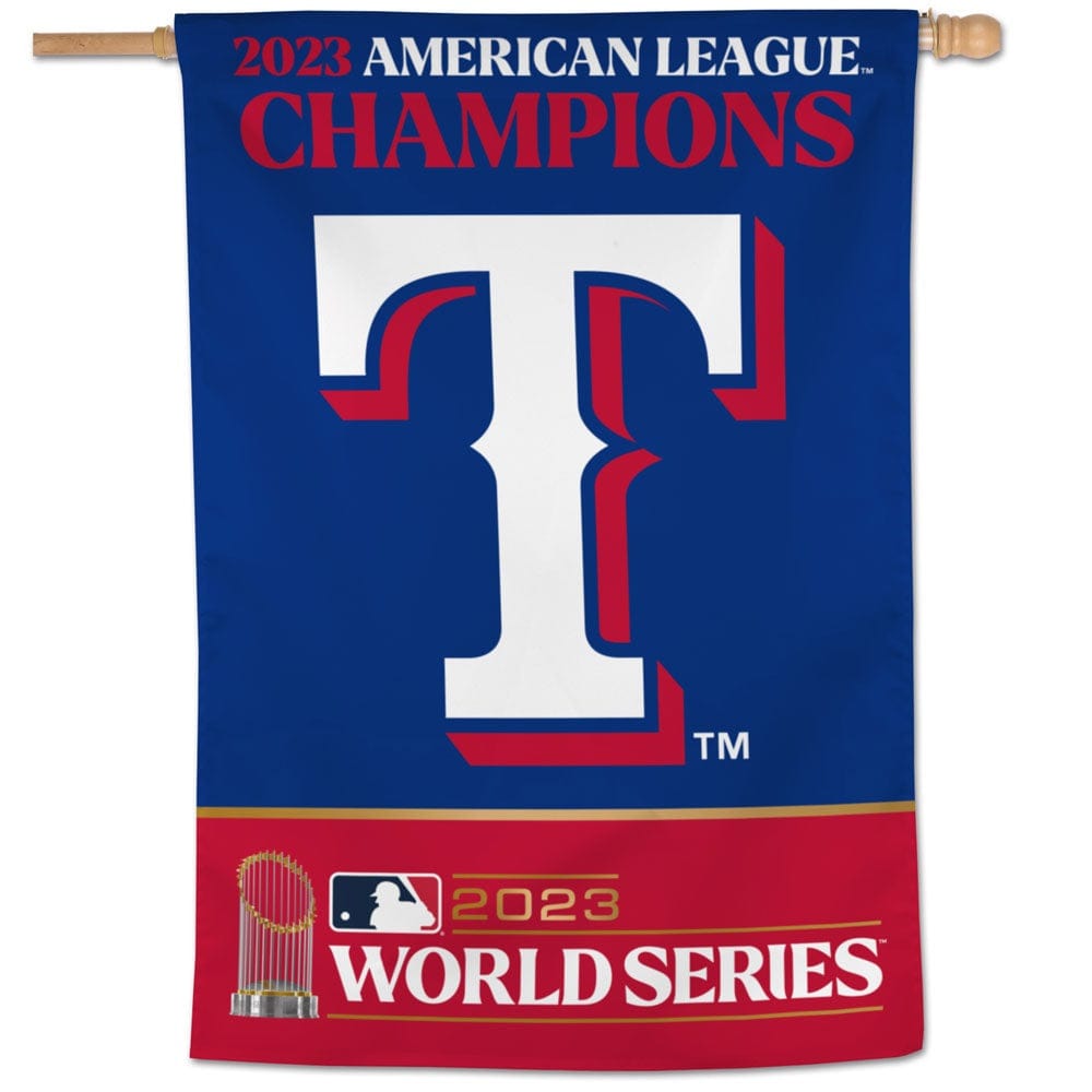 Texas Rangers Banner 2023 American League Champions heartlandflags