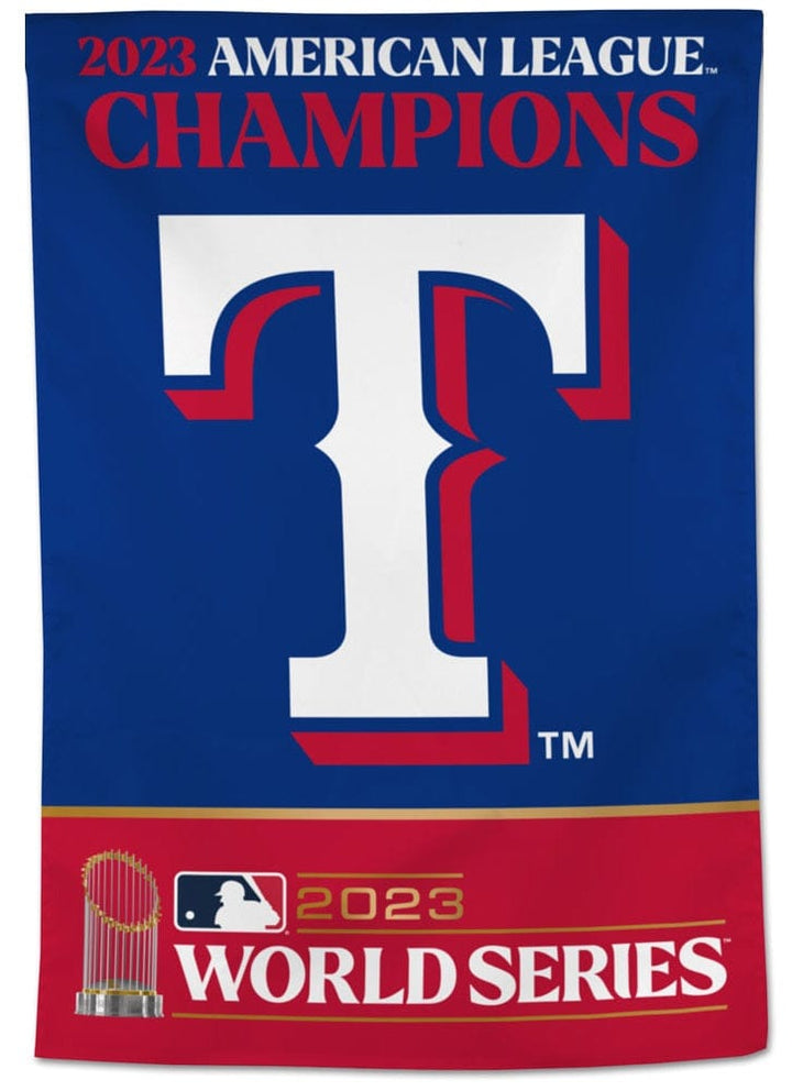 Texas Rangers Banner 2023 American League Champions heartlandflags