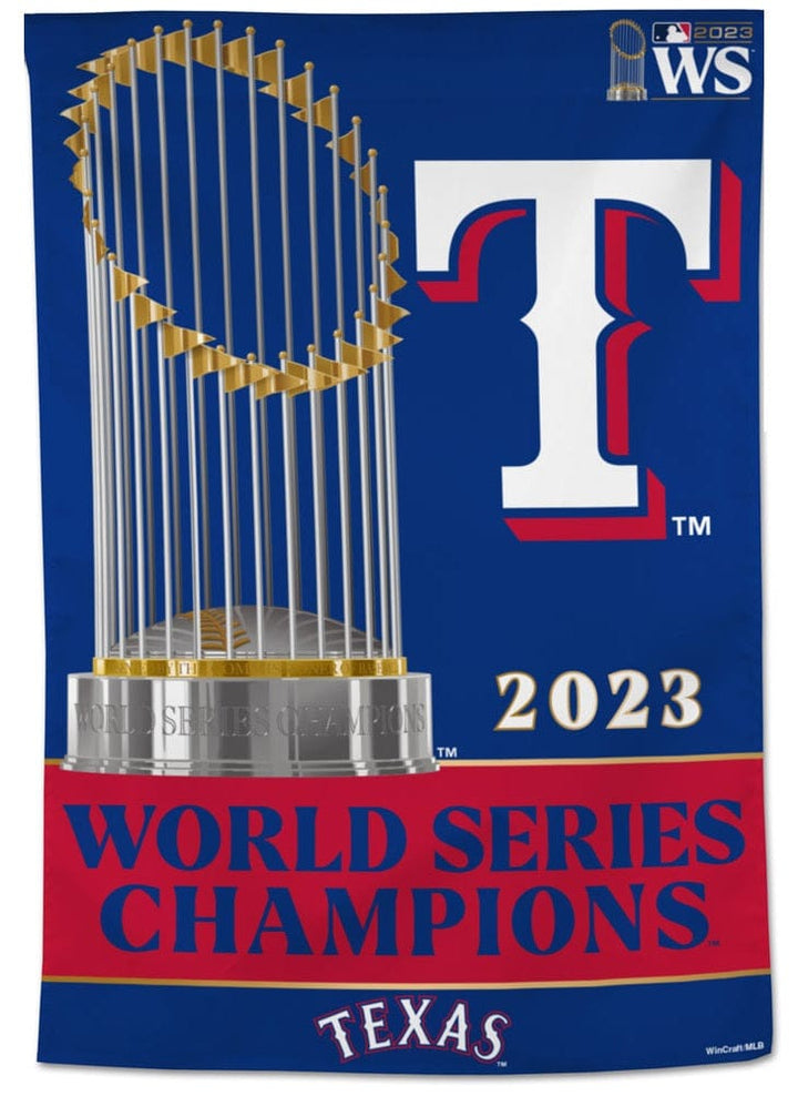 Texas Rangers Banner 2023 World Series Champions heartlandflags