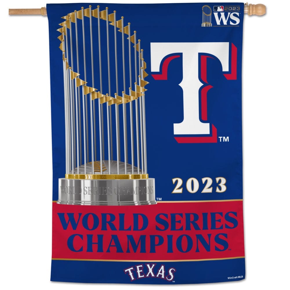 Texas Rangers Banner 2023 World Series Champions heartlandflags