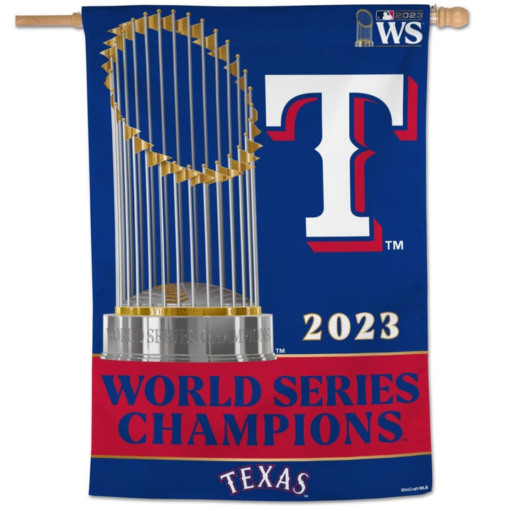 Texas Rangers Banner 2023 World Series Champions heartlandflags