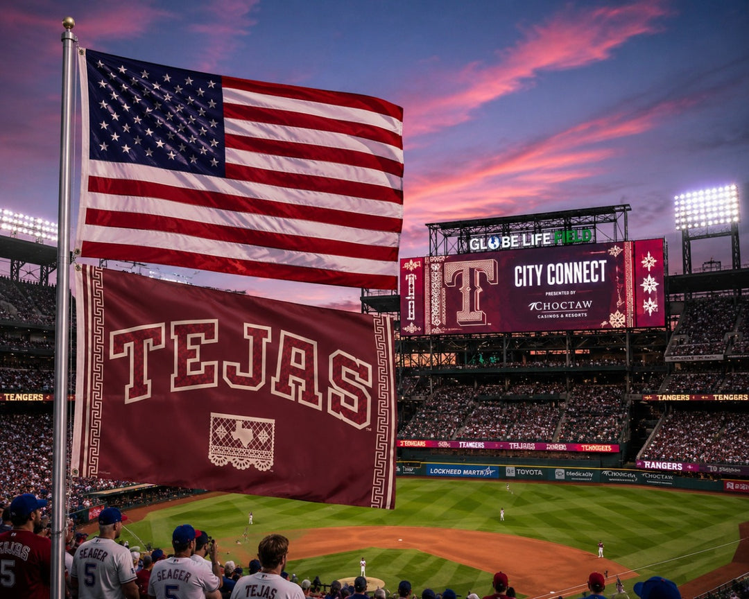 Texas Rangers City Connect 3x5 Flag heartlandflags
