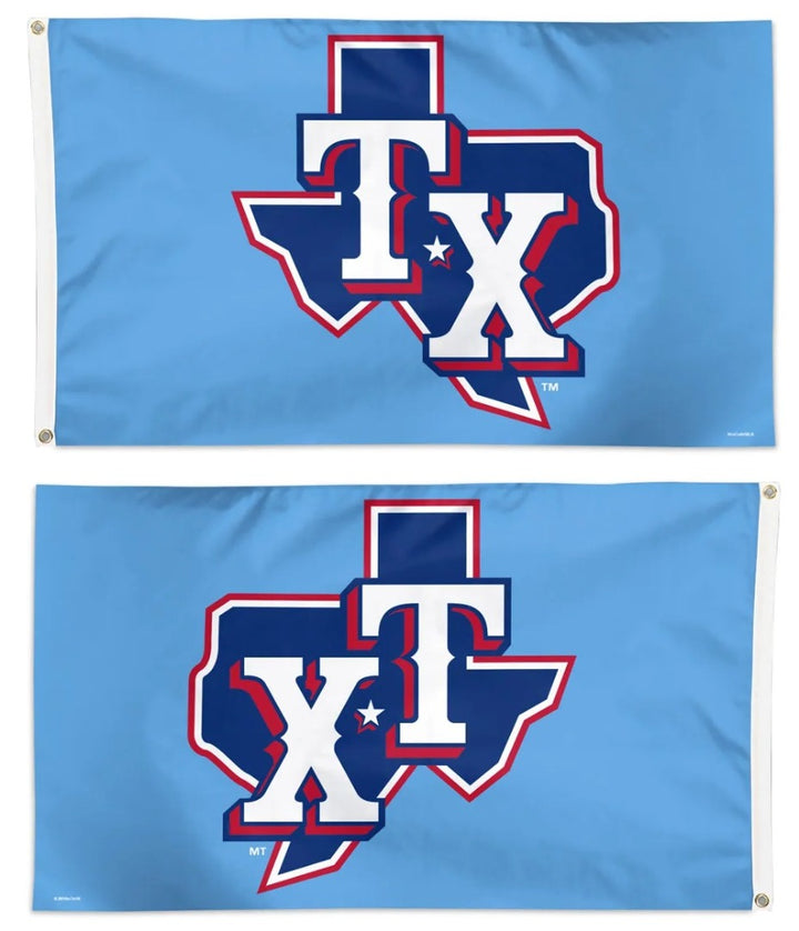 Texas Rangers Flag 3x5 Blue heartlandflags
