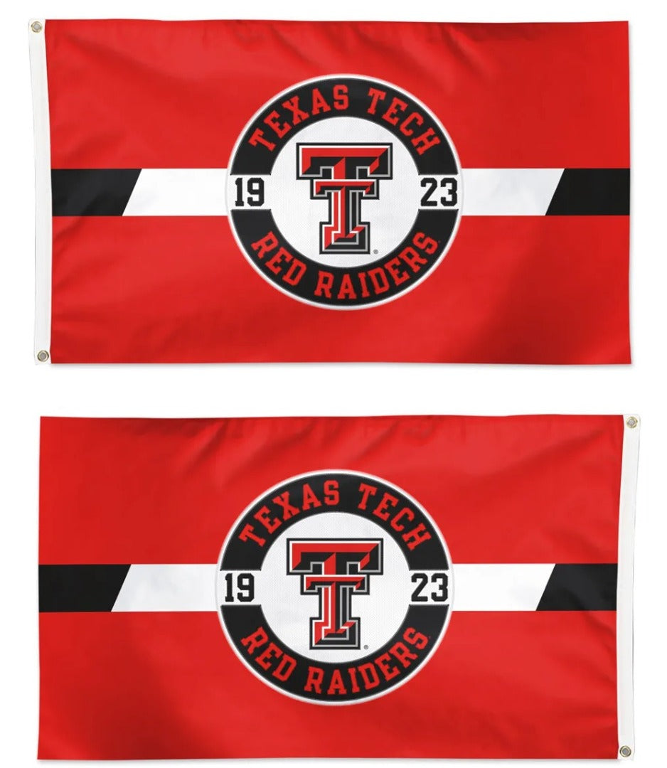 Texas Tech Red Raiders 2 Sided Embroidered 3x5 Flag heartlandflags