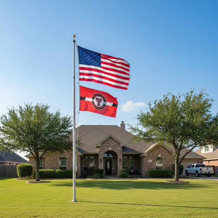 Texas Tech Red Raiders 2 Sided Embroidered 3x5 Flag heartlandflags