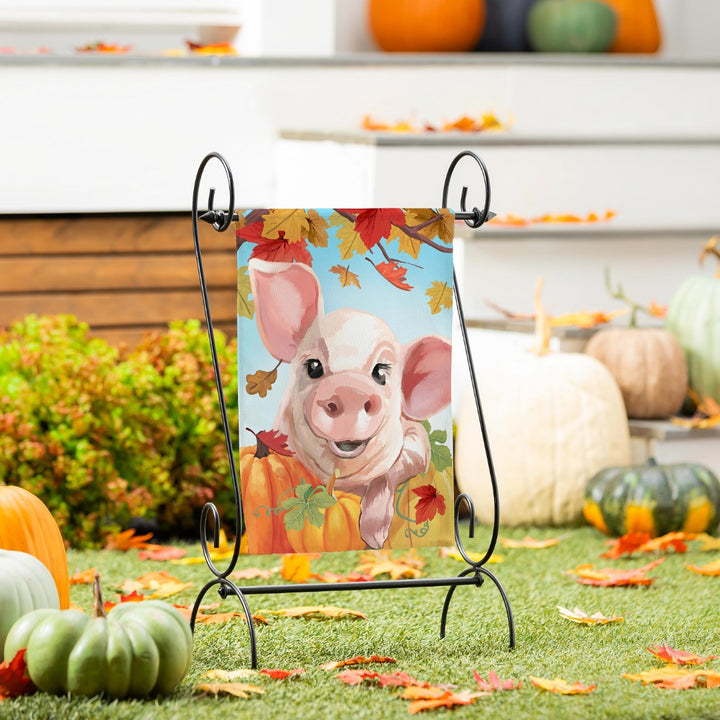 This Little Fall Piggy 2 Sided Garden Flag heartlandflags