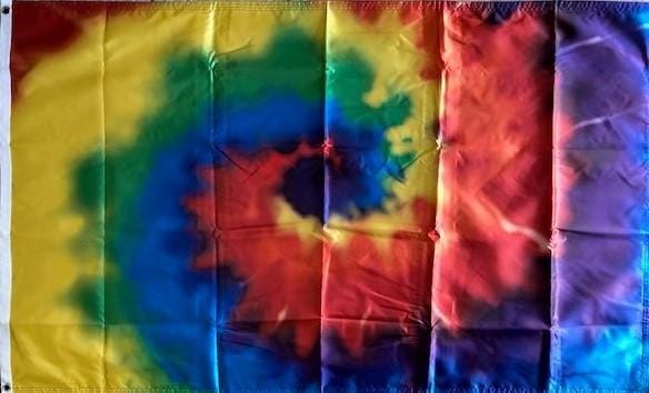 Tie Dyed Flag 3x5 Single Sided heartlandflags