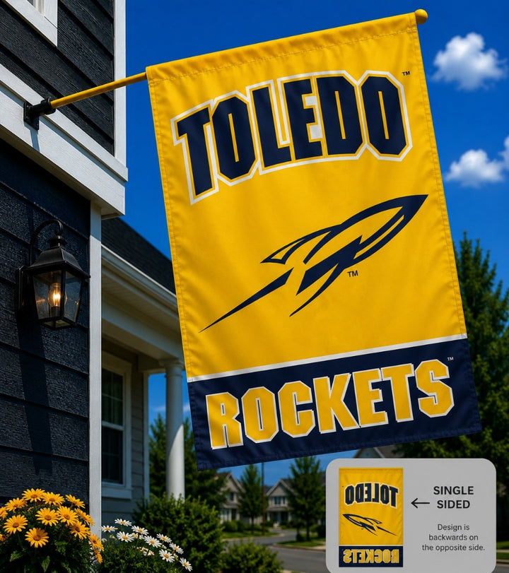 Toledo Rockets Yellow Banner heartlandflags